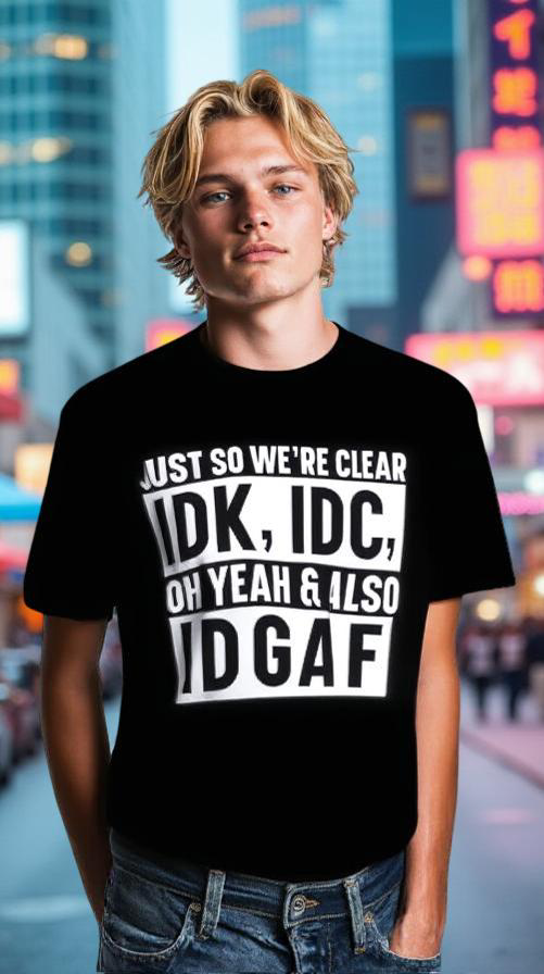 “Just So We’re Clear” Graphic Tee