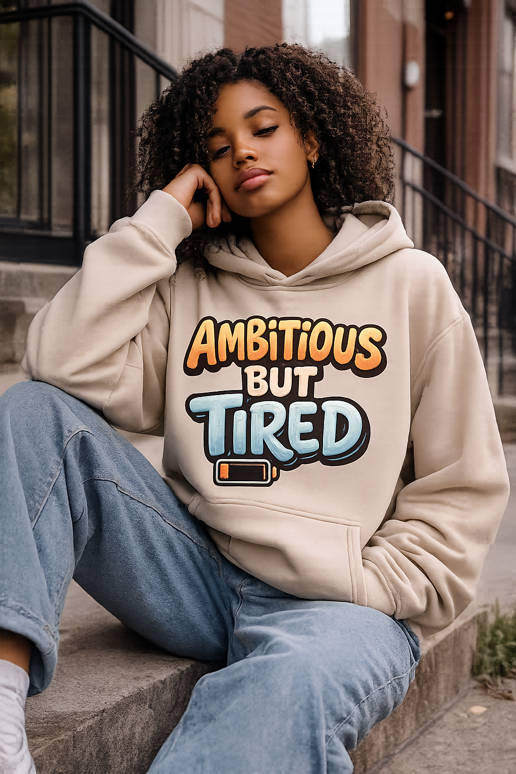 Ambitious But Tired Hoodie