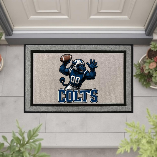 Indianapolis Colts Inspired Door Mat