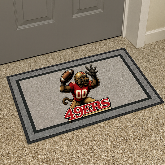 San Francisco 49ers Inspired Door Mat