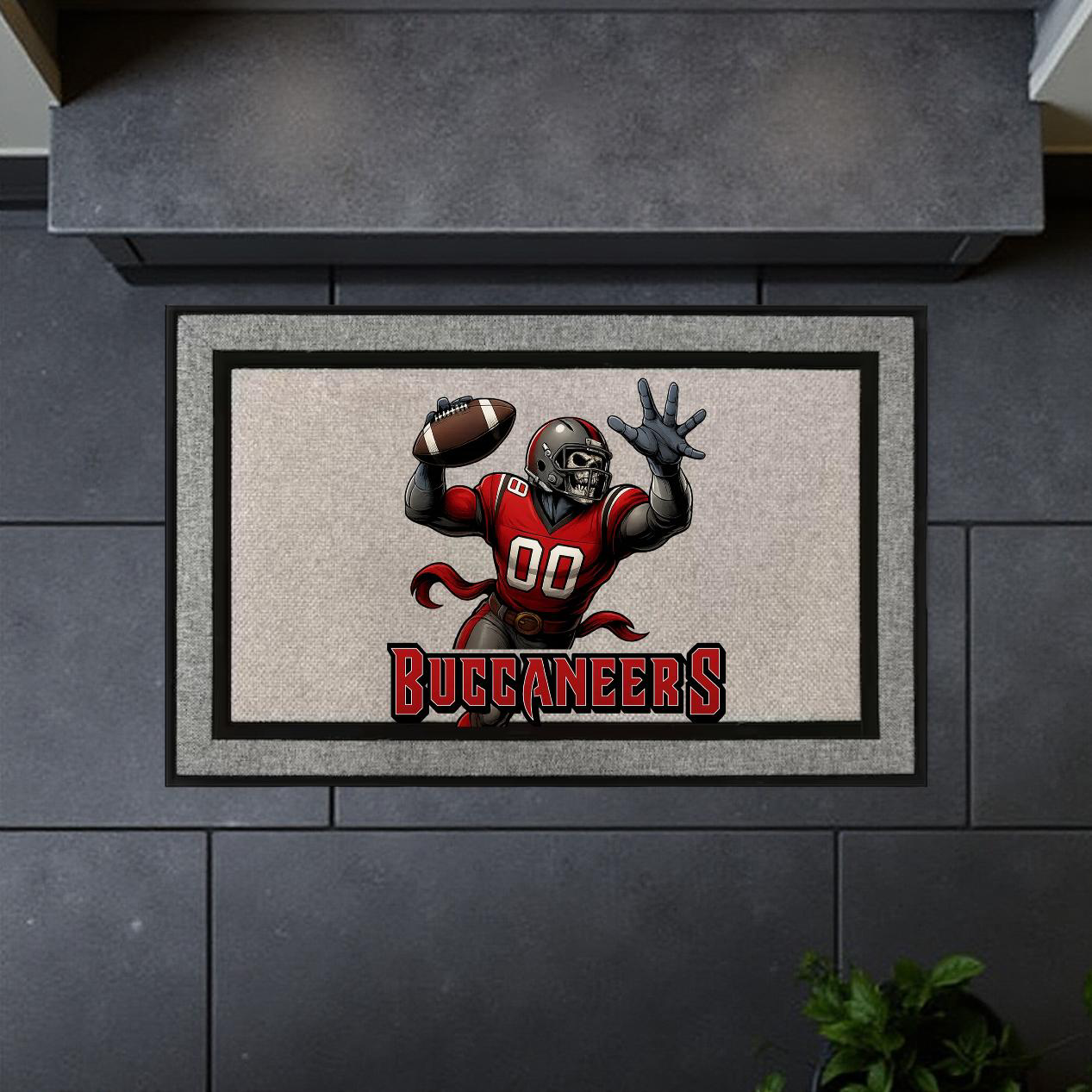 Tampa Bay Buccaneers Inspired Door Mat
