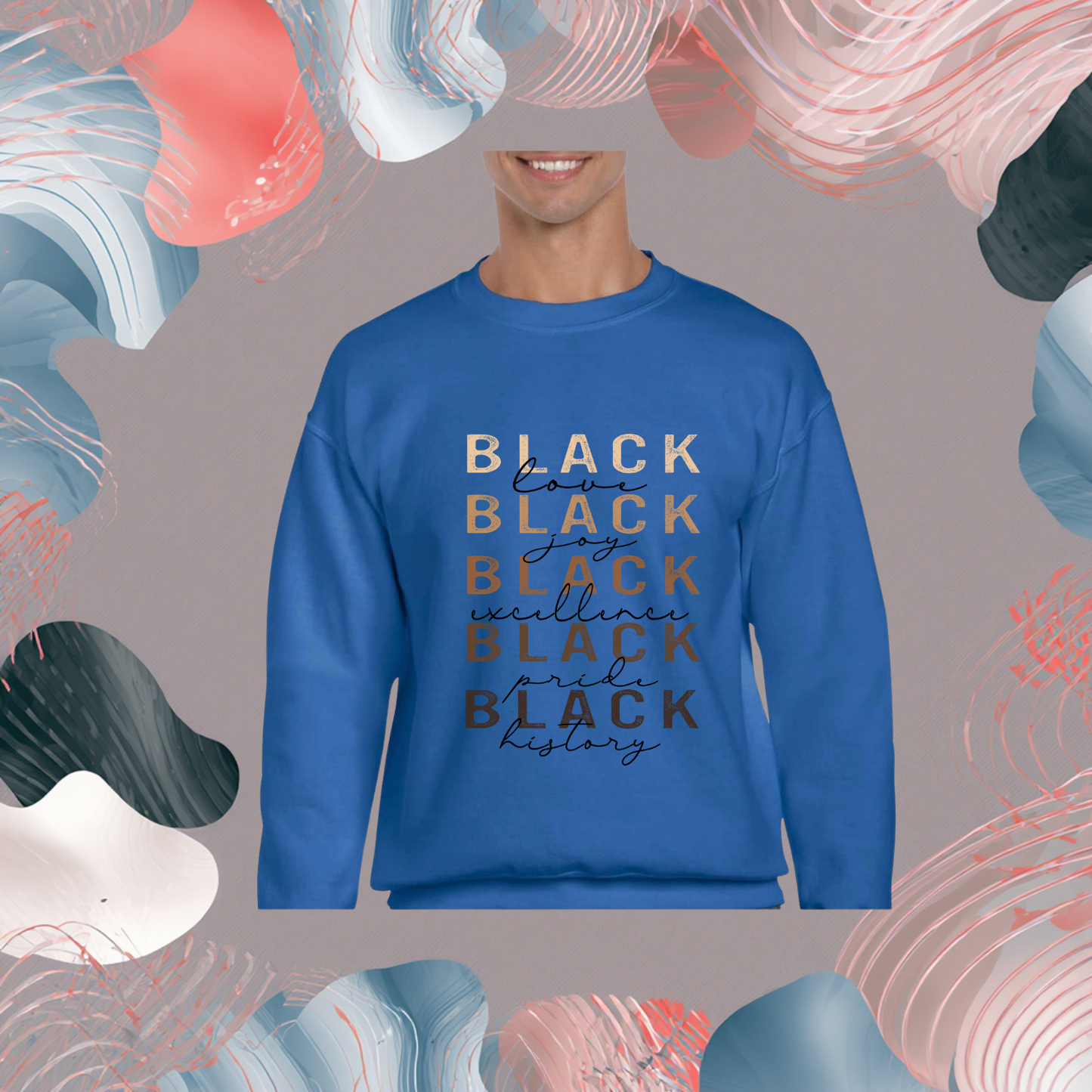 BLACK Words Matter Colorway Sweatshirt