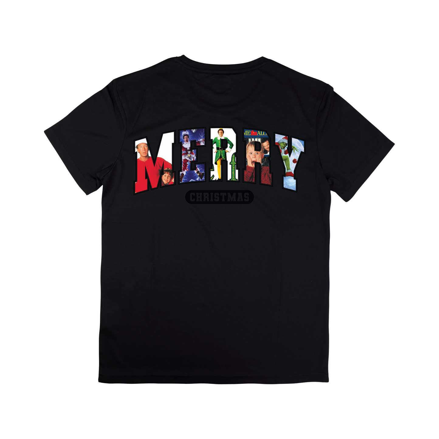 Christmas - Short Sleeve Shirt: MERRY Movies