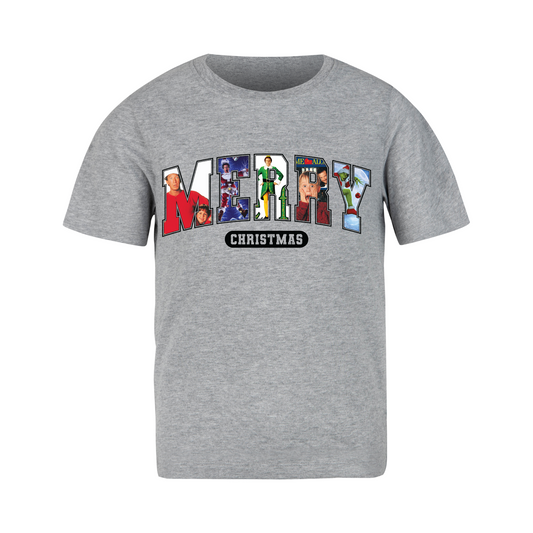 Christmas - Short Sleeve Shirt: MERRY Movies