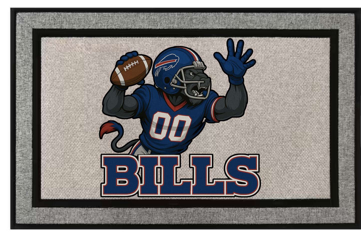 Buffalo Bills Inspired Door Mat