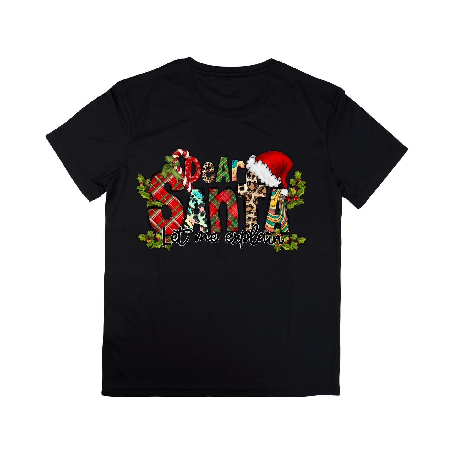 Christmas - Short Sleeve Shirt: Dear Santa Let Me Explain