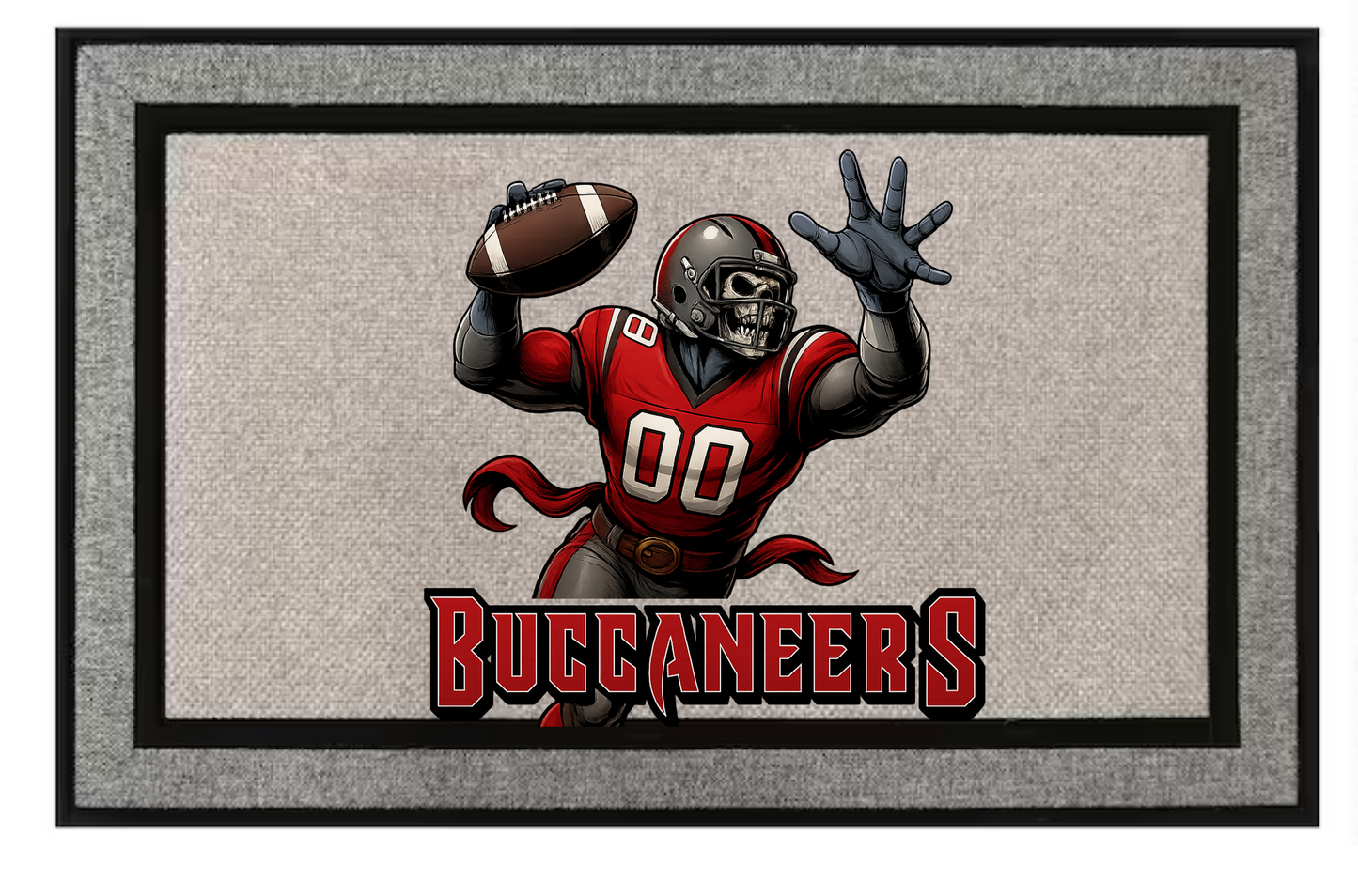 Tampa Bay Buccaneers Inspired Door Mat