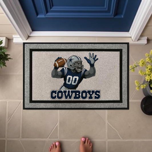 Dallas Cowboys Inspired Door Mat