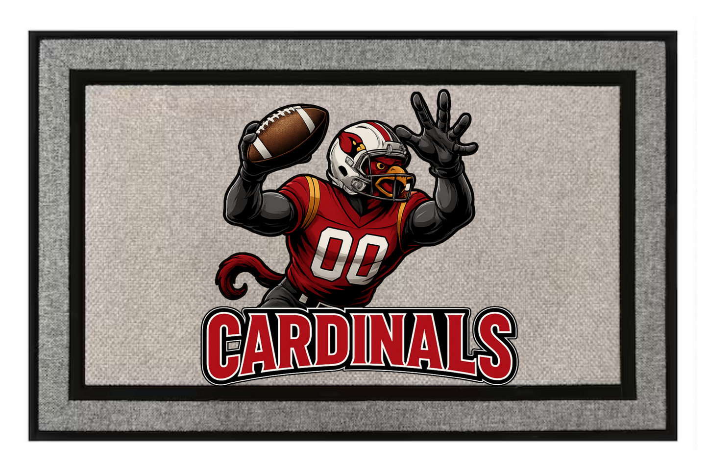 Arizona Cardinals Inspired Door Mat