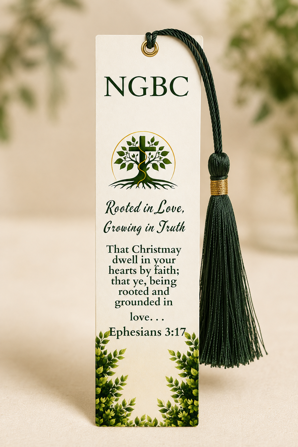 NGBC Rooted in Love Growing in Faith Bookmarks