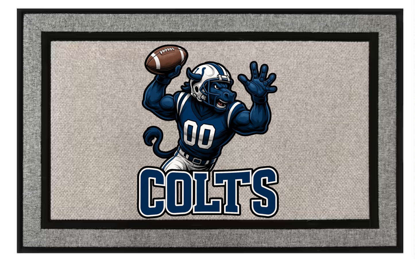 Indianapolis Colts Inspired Door Mat