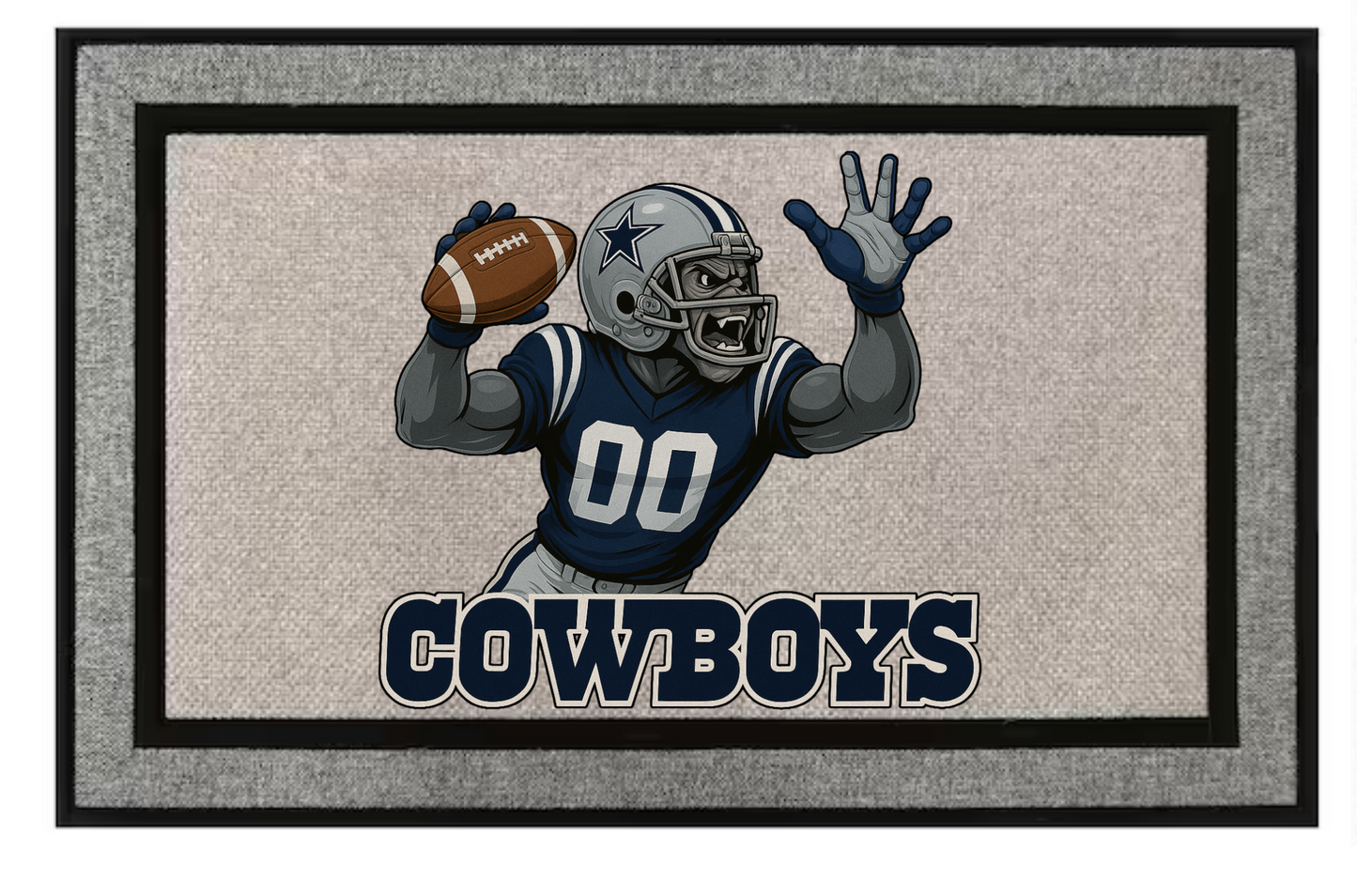 Dallas Cowboys Inspired Door Mat