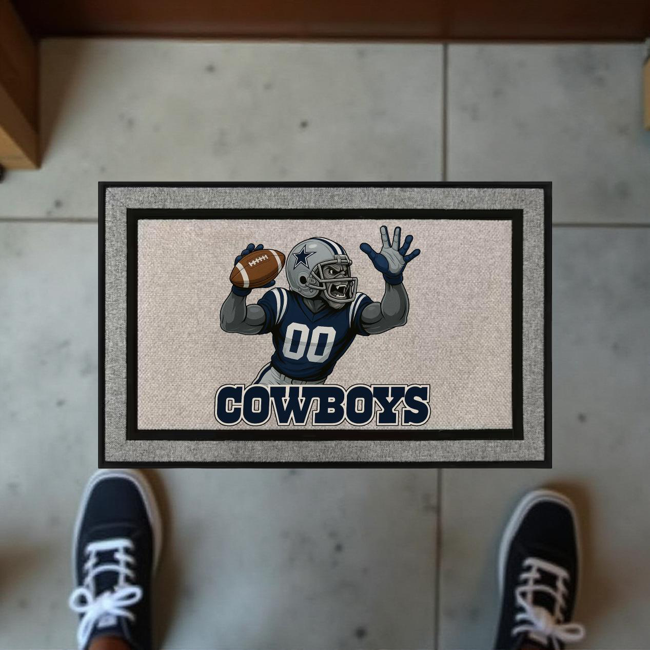 Dallas Cowboys Inspired Door Mat