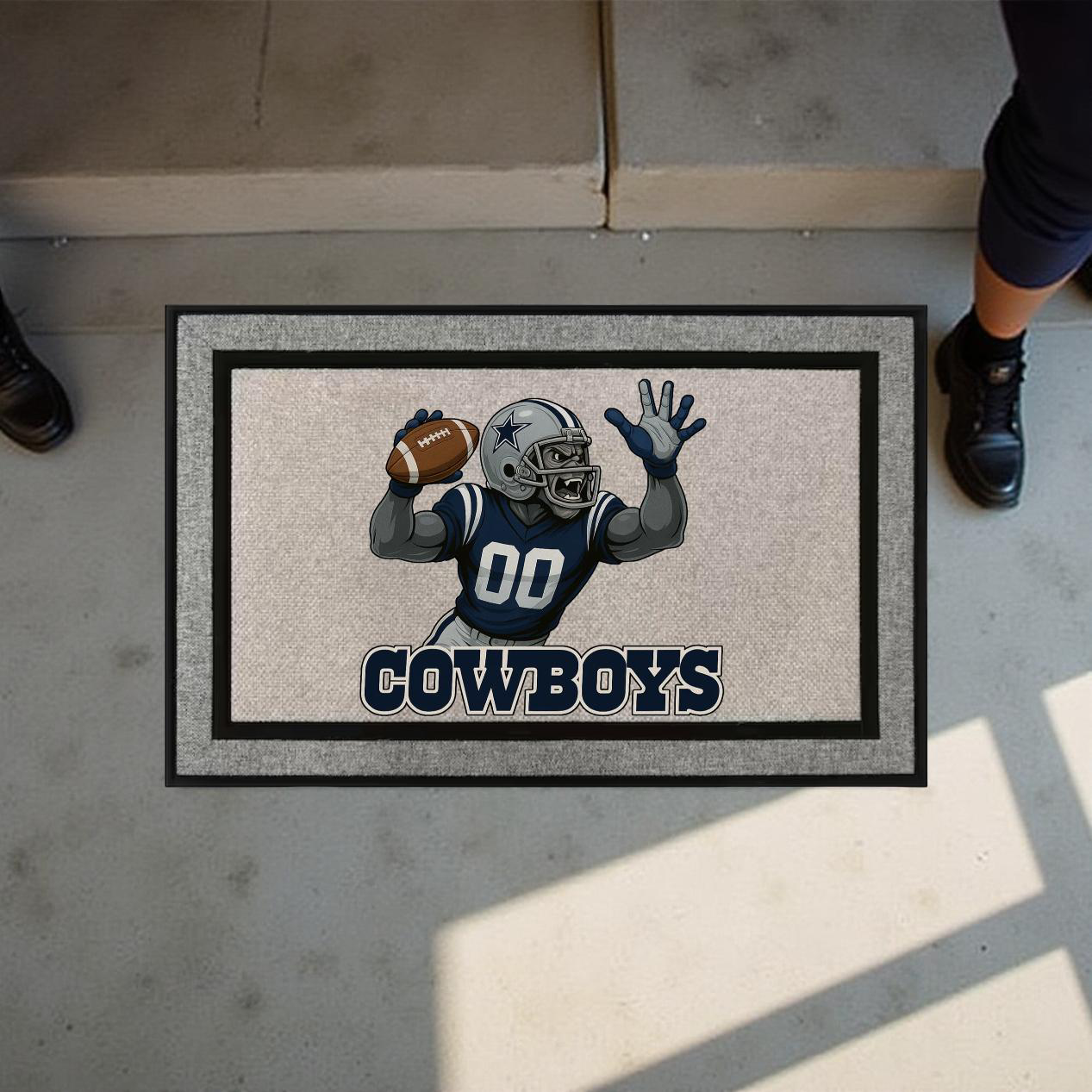 Dallas Cowboys Inspired Door Mat