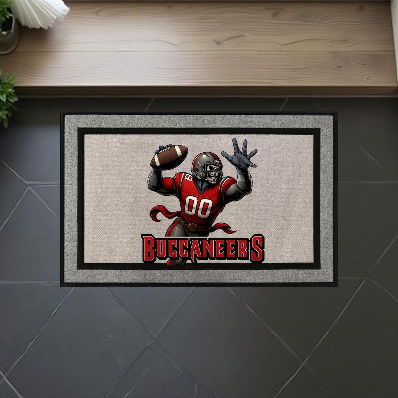 Tampa Bay Buccaneers Inspired Door Mat