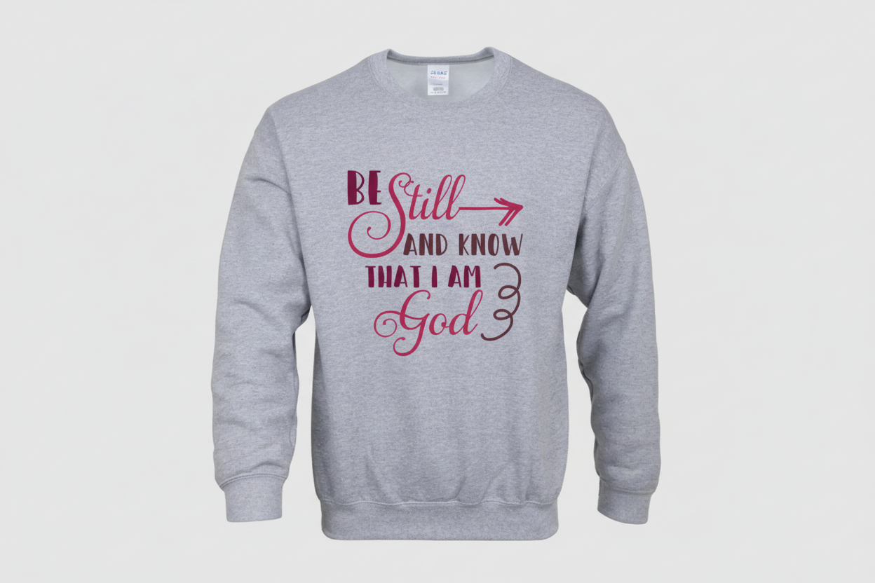 Sweatshirt: Be Still and Know...