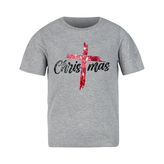 Christmas - Short Sleeve Shirt: Christmas Cross