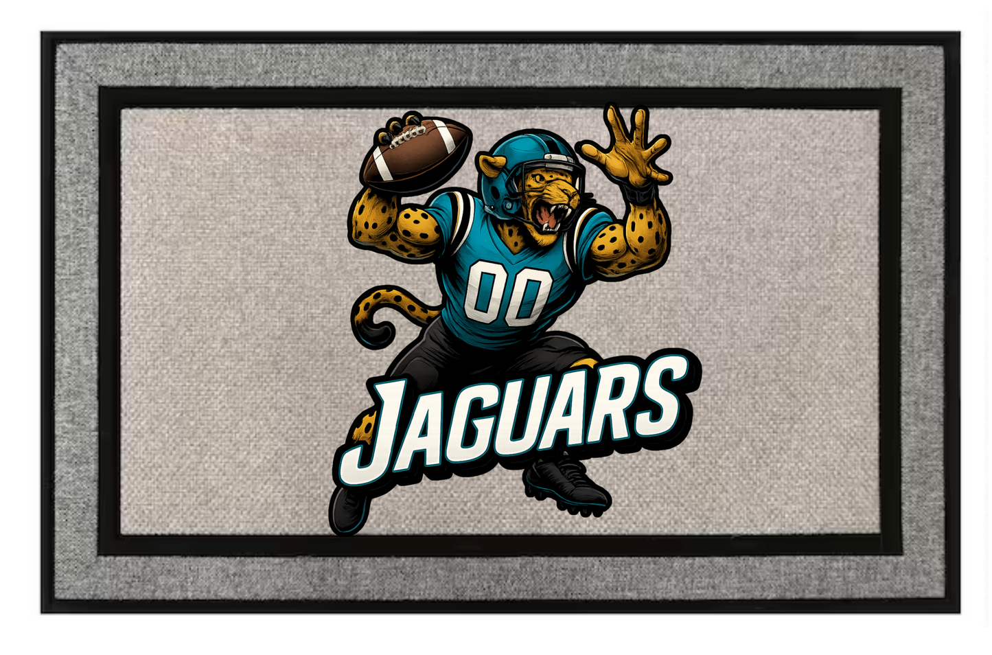 Jacksonville Jaguars Inspired Door Mat