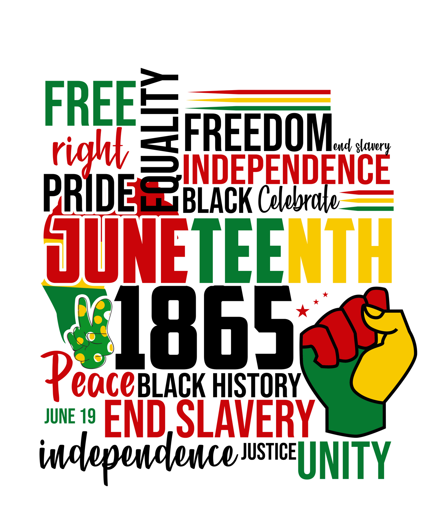 DTF Print: Juneteenth 'Independence'