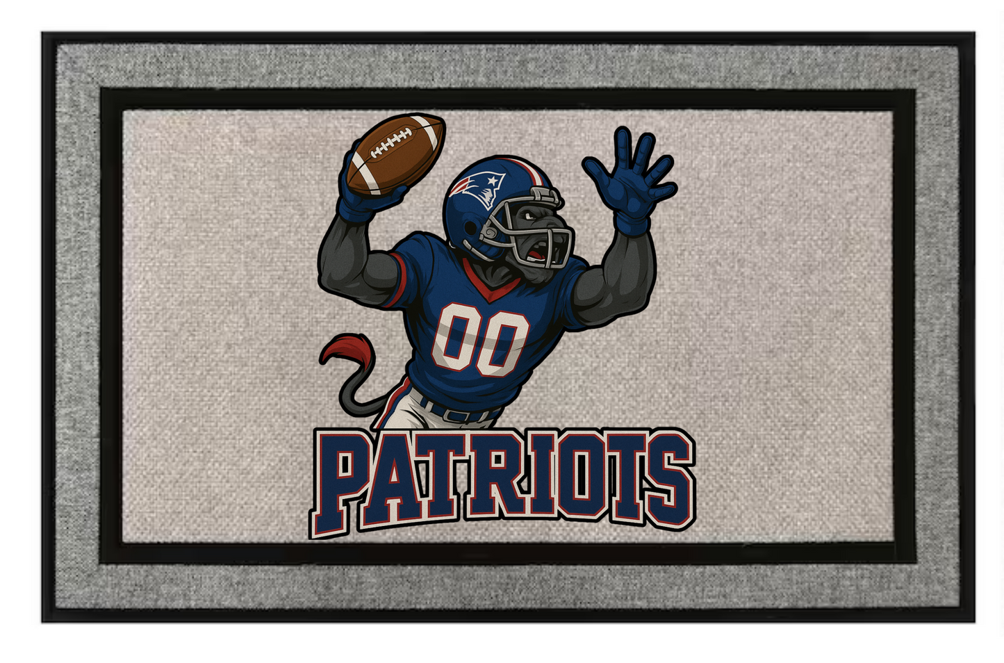 New England Patriots Inspired Door Mat