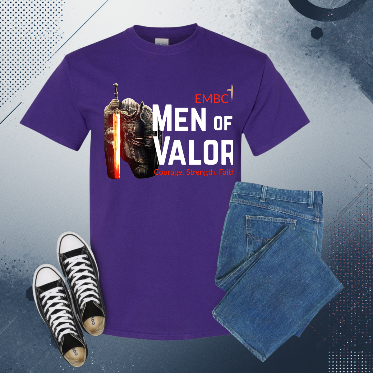 Men of Valor Tee Full Front