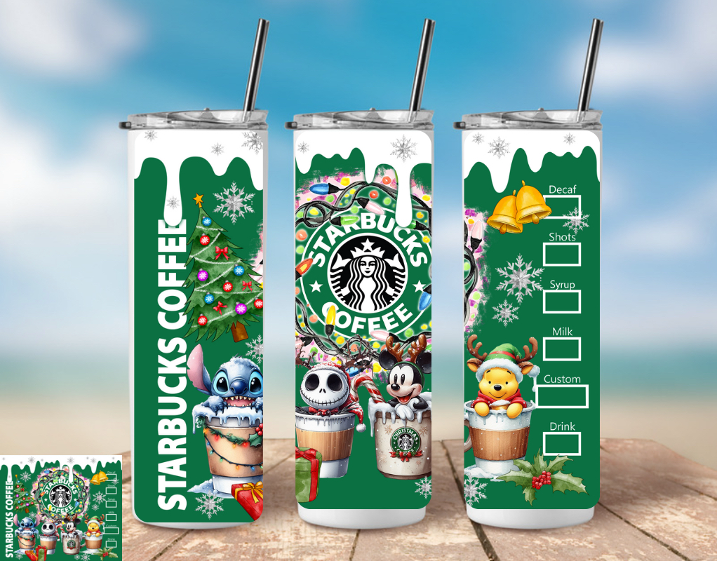 Starbuck's Christmas 20oz Skinny Tumbler – Festive, Insulated, Gift-Ready