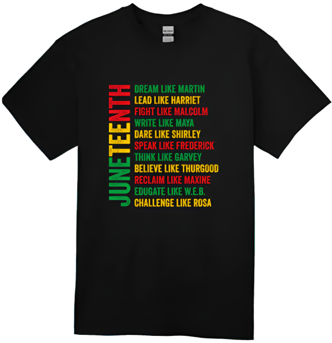 Short Sleeve T-shirt: Juneteenth 'Empowerment'