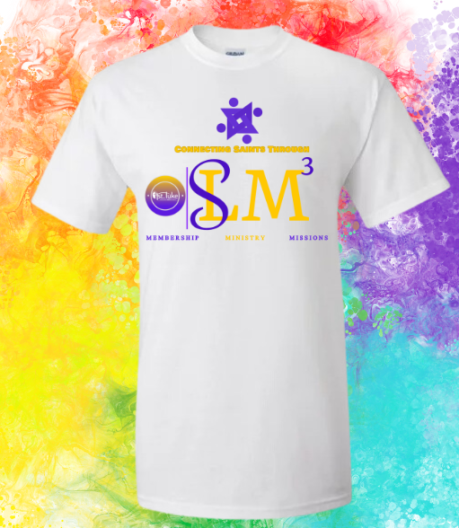 SLM3 Membership Ministry Missions Short Sleeve T-shirt Full logo