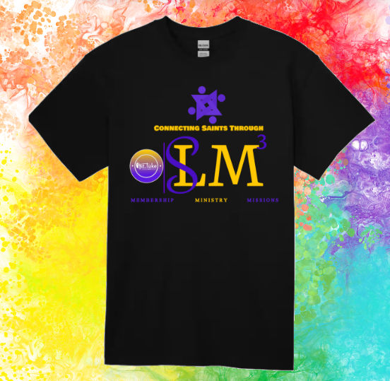 SLM3 Membership Ministry Missions Short Sleeve T-shirt Full logo
