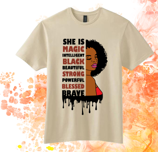 Short Sleeve T-Shirt: She Is...