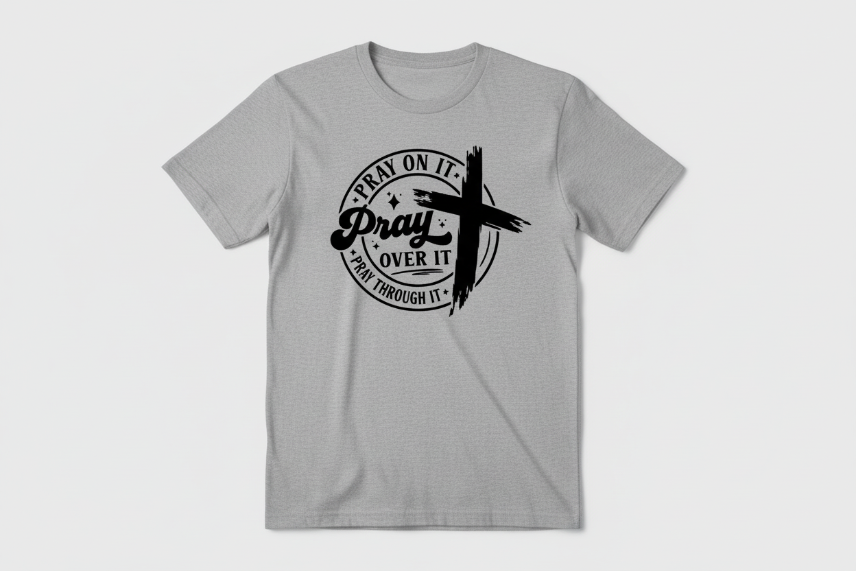 Short Sleeve T-shirt: Pray On It