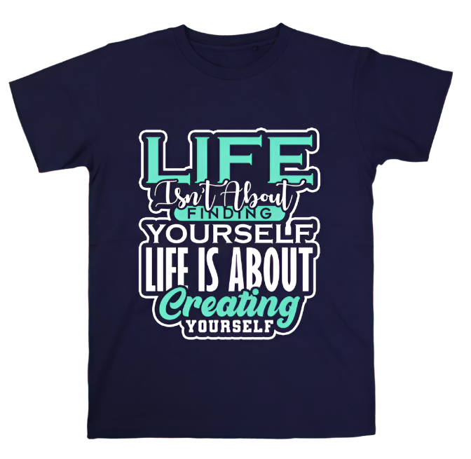 Short Sleeve T-shirt: Life Is About Finding Yourself
