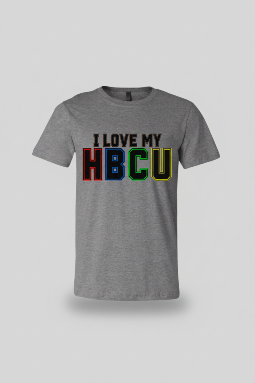 Short Sleeve T-shirt: I Love My HBCU
