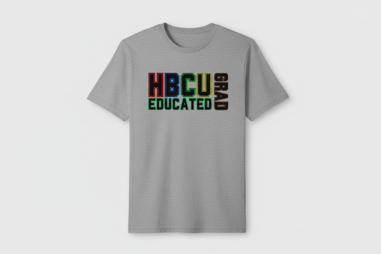 Short Sleeve T-shirt: HBCU Grad Educated