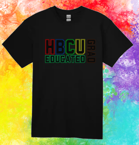 Short Sleeve T-shirt: HBCU Grad Educated