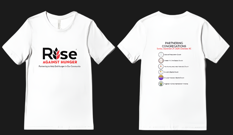 Short Sleeve T-shirt: Rise Against Hunger
