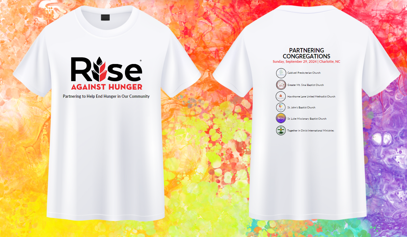 Short Sleeve T-shirt: Rise Against Hunger