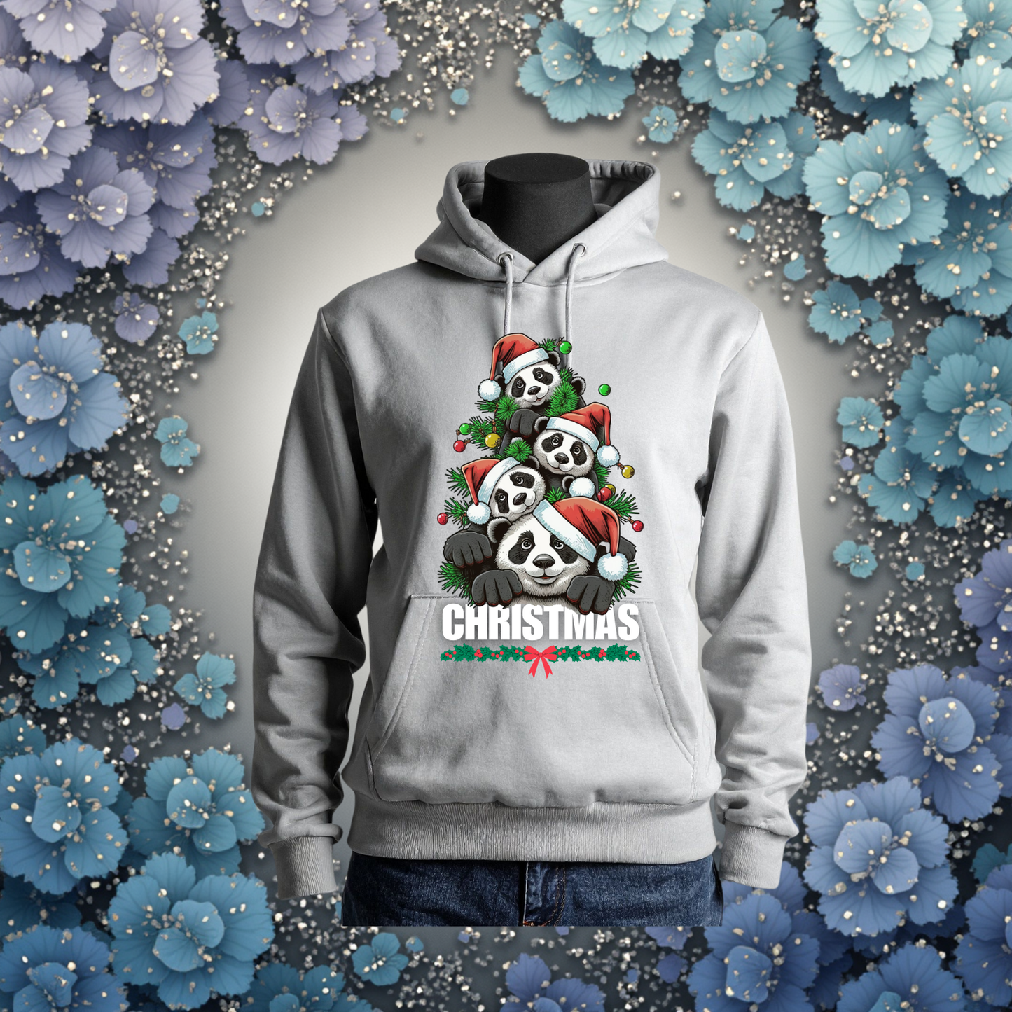 Panda Christmas Hoodie