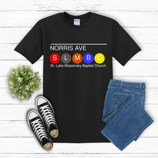 St. Luke SLMBC Norris Ave T-Shirt - Adult
