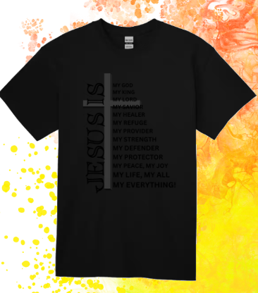 Short Sleeve T-shirt: Jesus Is...