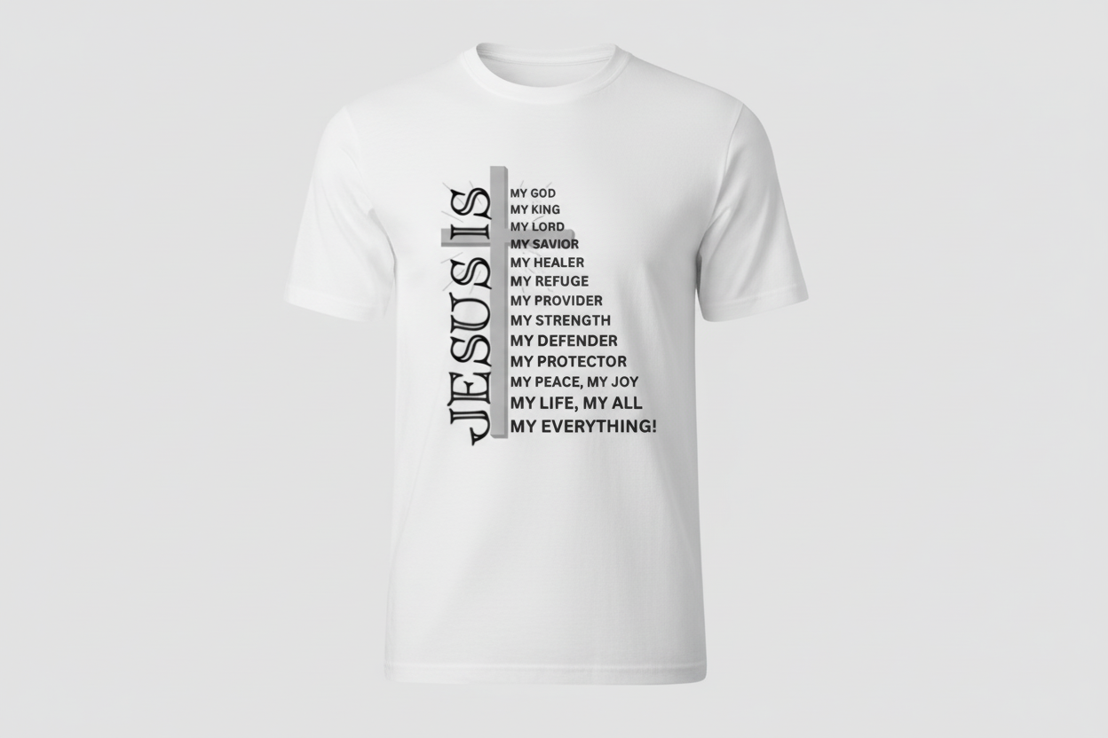 Short Sleeve T-shirt: Jesus Is...