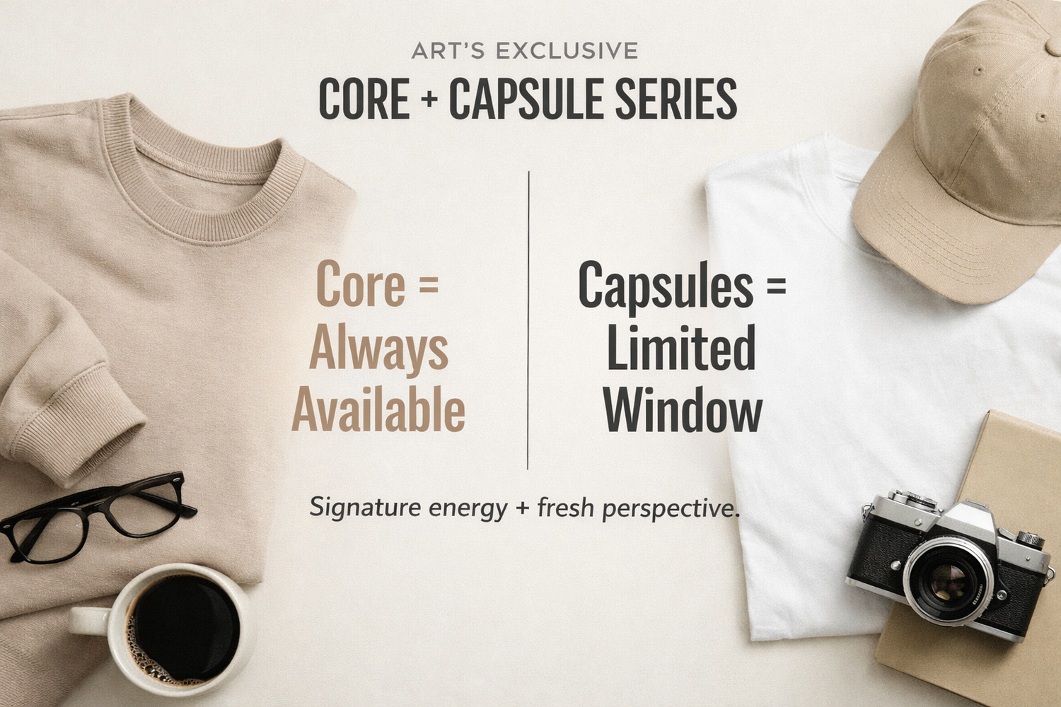 ART’s Exclusive: Core + Capsule Series