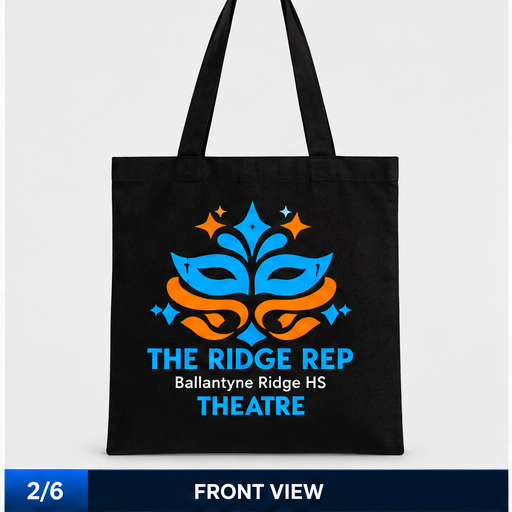 Ridge Rep Theatre Tote front view