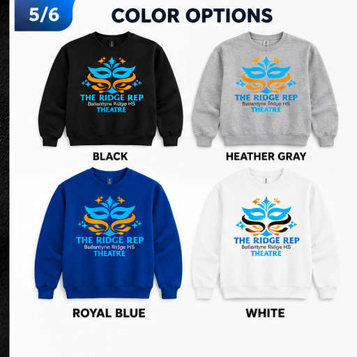 Ridge Rep Crewneck color options