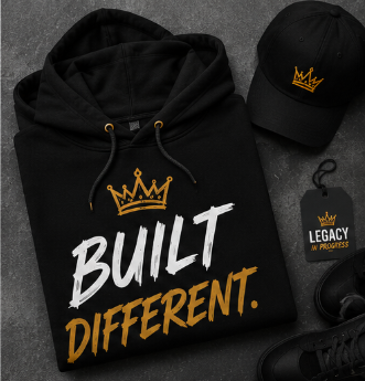 Legacy in Progress™ 03 Built Different Hoodie