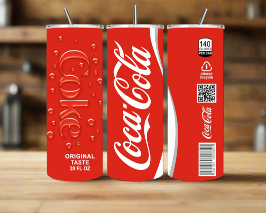 Tumbler: oca-Cola UV Printed Tumbler – 20oz
