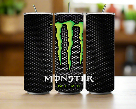 Tumbler: Monster Energy UV Printed Tumbler – 20oz