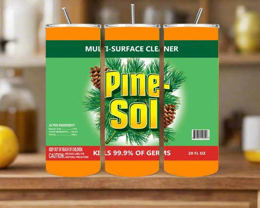 Tumbler: Pine-Sol UV Printed Tumbler – 20oz