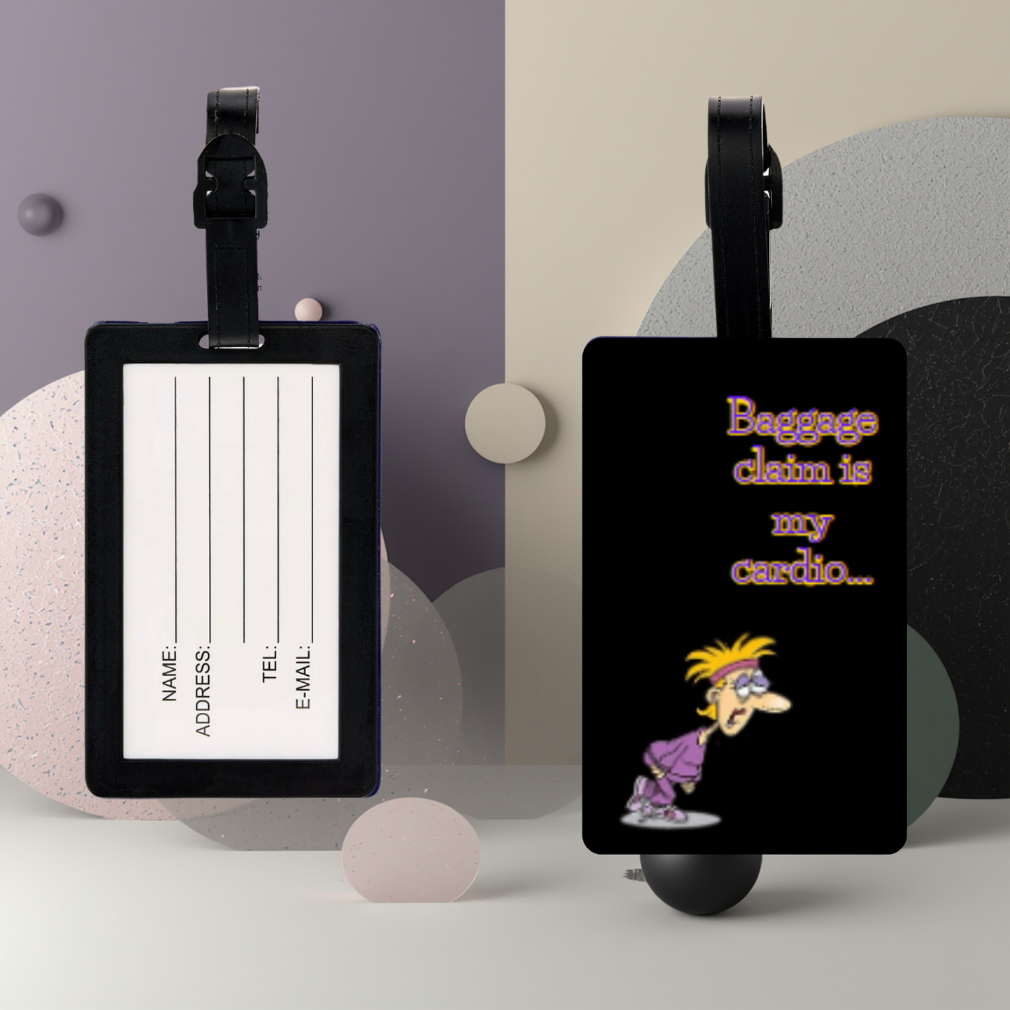 Luggage Tag: Baggage Claim Is My Cardio