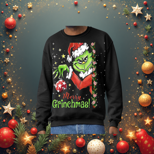 Holiday Grump “Merry Grinchmas” Sweatshirt